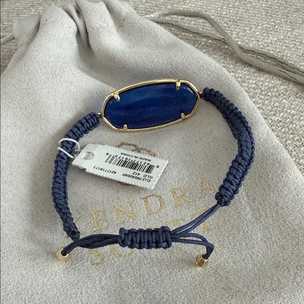 Kendra Scott Navy and Gold Bracelet - Picture 4 of 9